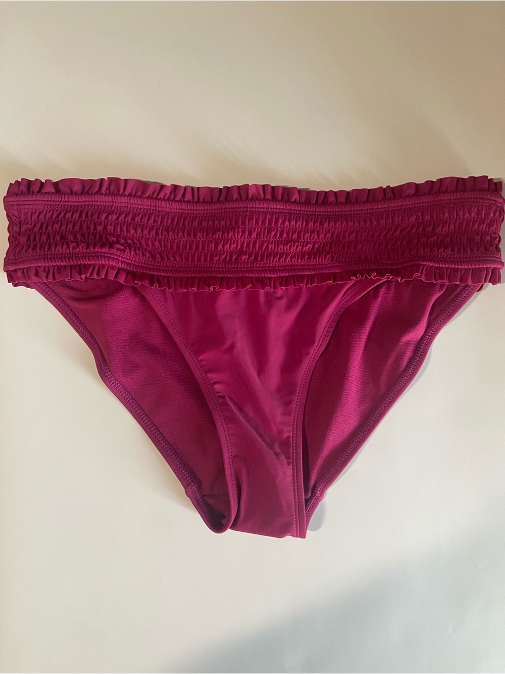 NWT Medium time and Tru swim bottoms in wine red / burgandy